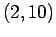 $(2,10)$